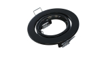 Ceiling lighting point fitting VEPA round adjustable black